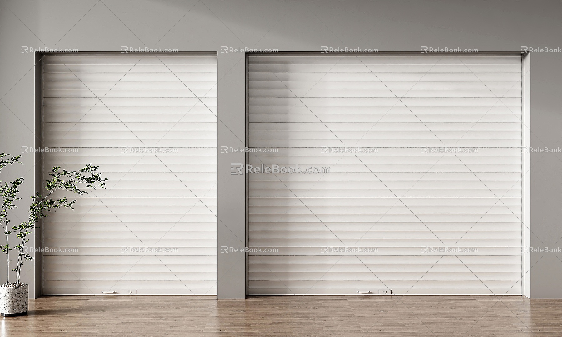 Rolling shutter door rolling gate shop rolling shutter door garage door security door warehouse door shop door 3d model