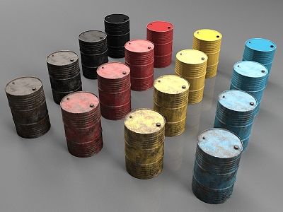 Oil Drum Iron Drum Collection model