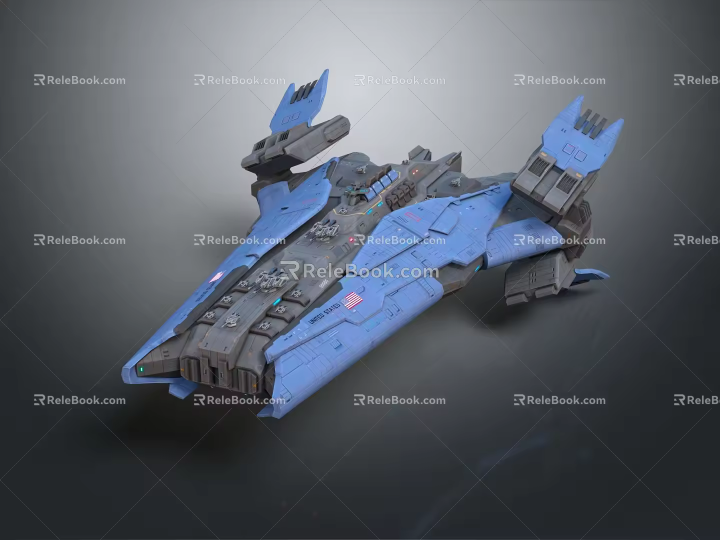 Modern fighter sci-fighter sci-fighter space fighter 3d model