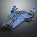Modern fighter sci-fighter sci-fighter space fighter 3d model