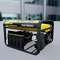 Industrial Gasoline Generator TNG7000E Yellow Black Design With Power Output For Industrial Use