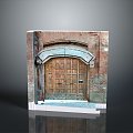 Ancient Building Door Ancient Building Door Chinese Style Door Antique Door Classical Door Chinese Style Door Chinese Style Entrance Traditional Door 3d model