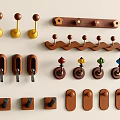 Stylish Wooden Wall Hooks With Various Decorative Designs And Functional Shapes