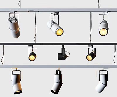 Modern Spotlights Spotlights Track Lights 3d model