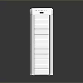 White Computer Case With Transparent Side Panel Modern Minimalist Design For PC Build