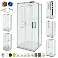 Modern Glass Shower Sauna Enclosure With Transparent Design And Multiple Styles
