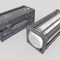 Industrial Equipment With Steel Frame And Multiple Cylindrical Storage Containers