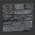Natural Wooden Stone With Rough Texture And Earthy Color Tones For Decorative Use