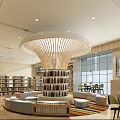 Modern Library City Study 3d model