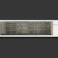 White Modern Air Conditioner Featuring Sleek Design And Blue Accent Line For Home Use