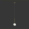 Modern Clothing Rack With Gold Circular Frame And White Sphere Accents