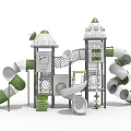 Modern slide large toy 3d model