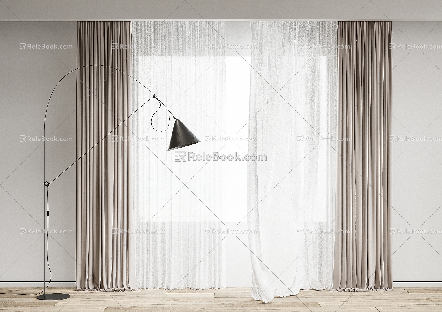 modern curtain fabric curtain gauze curtain fabric curtain model