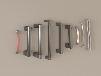 Modern cabinet door handle long strip handle metal handle model