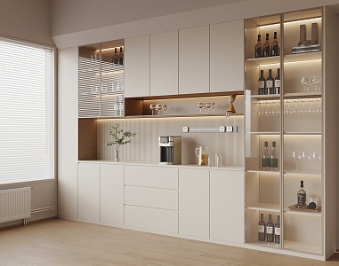 Wine Cabinet 3d model