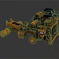 CASE Yellow Heavy Duty Motor Grader With Cab Large Blade And Wheels