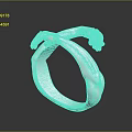 Artistic Silver Ring With Two Crossed Hands Unique Fashion Jewelry Design