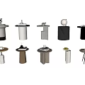 Several combinations of sides and corners 3d model