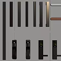 Various Stylish Door Handles With Metallic Finishes In Black Gold And Copper Colors
