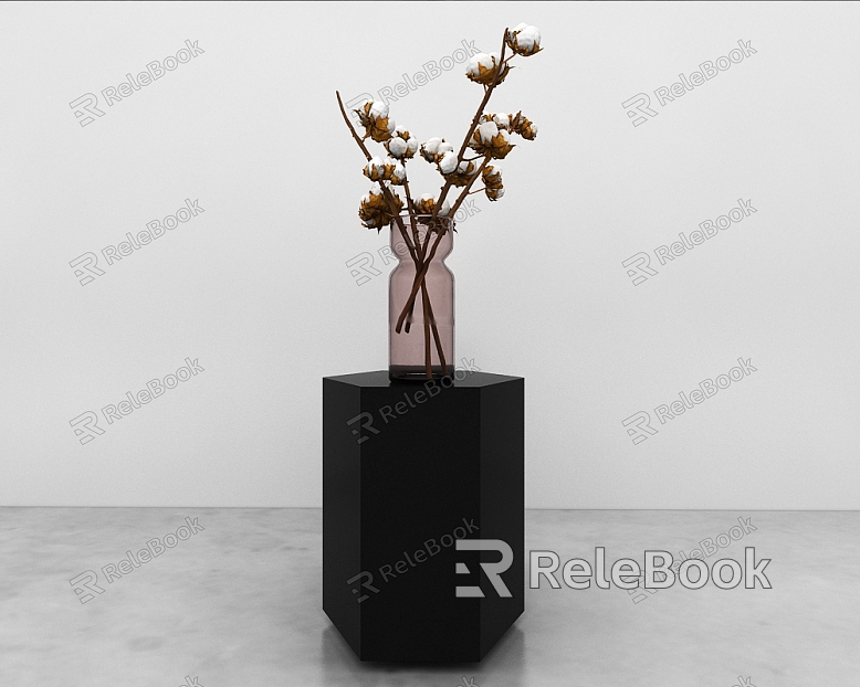 Modern vase cotton model