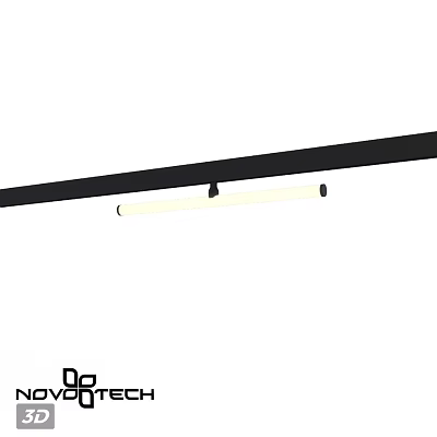 Slim Modern LED Ceiling Light with White Finish for Home Interior Lighting 3d model