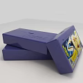 Purple Safari Food Package Featuring Banana Images and Brand Label Design