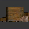 Wooden Furniture Set Featuring Sofa Chairs Tables Cabinets And Sideboards