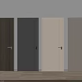 Modern Hinged Doors In Various Colors For Contemporary Home Interior Decoration