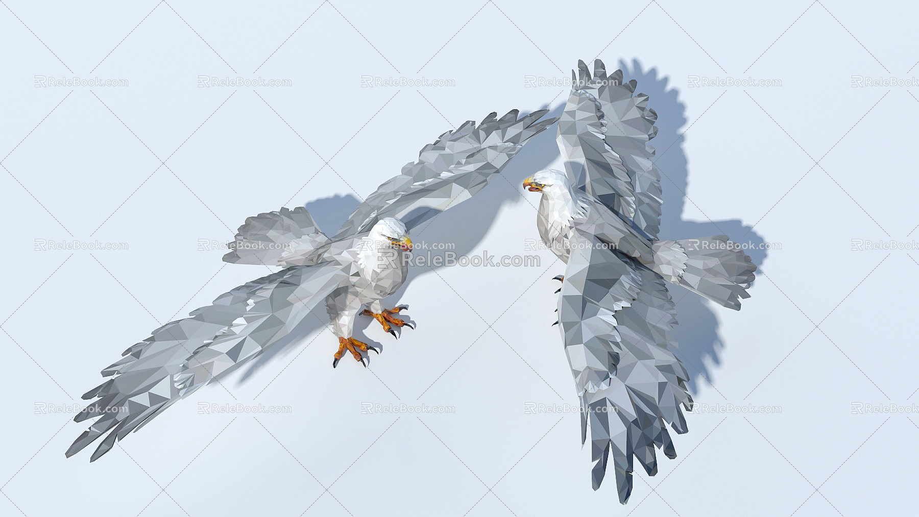 Modern Eagle 3d model