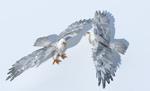 Modern Eagle 3d model