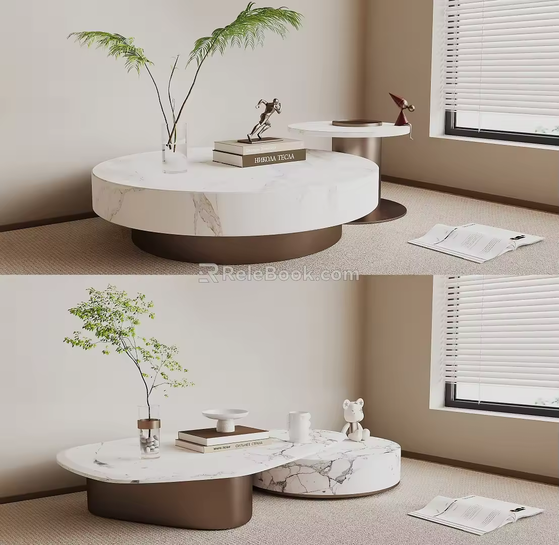 Modern coffee table 3d model