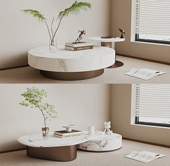 Modern coffee table 3d model