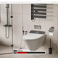 Smart toilet 3d model