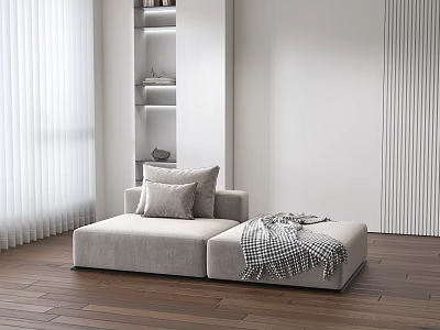 Modern chaise longue 3d model