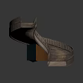 Elegant Architectural Spiral Staircase With Wooden Steps And Curved Handrail Design