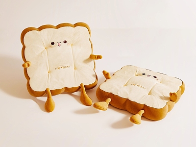 Bread Toast Pillow model