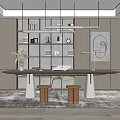 Modern study 3d model