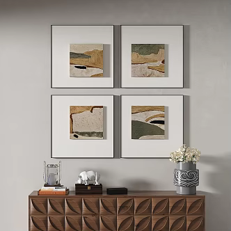 Modern Decorative Painting Simple Decorative Painting 3d model