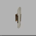 Elegant Modern Wall Sconces With Brushed Metal Frame And Frosted Glass Lighting Shade