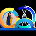 Zhuhai 2024 Exhibition Display With DNA Helix LOGO And Female Figure