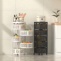 Kitchen Rotating Storage Rack 3d model