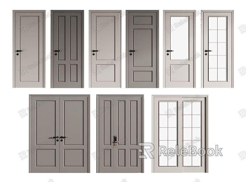 Modern swing door model