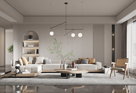 The Silent Living Room 3d model