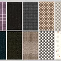 Wall Decorations Tiles Small Tiles Seamless Ceramic Mosaic Classic Color Matching Hong Kong Style Retro 3d model