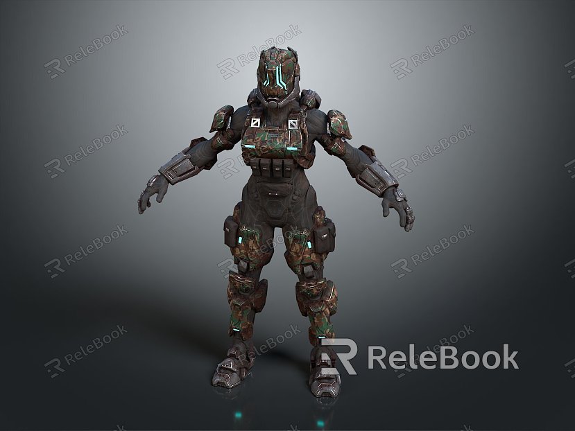 Mech Warrior Mech Soldier Machine Battlearm Mechanical Battlearm Machine Fighter Robot model