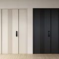 Simple security door 3d model