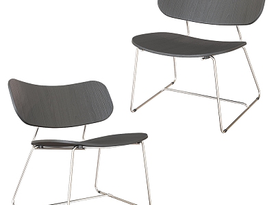 Modern single chair 3d model