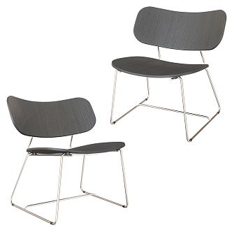 Modern single chair 3d model