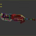 Science Fiction Firearms Next Generation Firearms Science Fiction Game Gun Game Firearms Game Gun Concept Gun Laser Gun 3d model