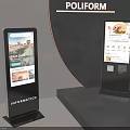 Modern Office Appliances Digital Signage Kiosks With Interactive Screens And Information Displays